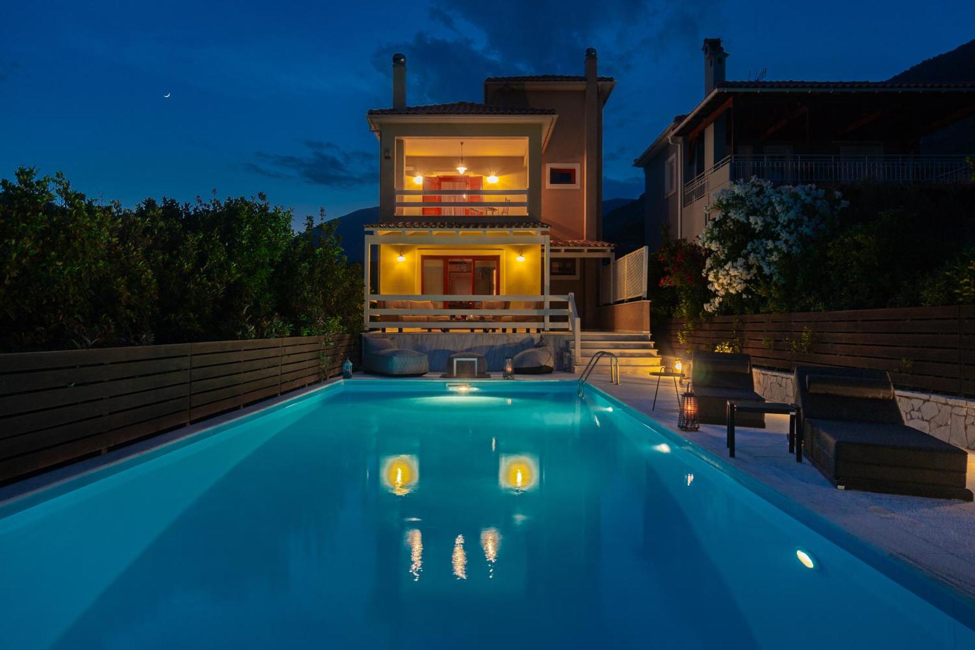 Sun Villa Glyfada Glifáda Fokídasz Kültér fotó