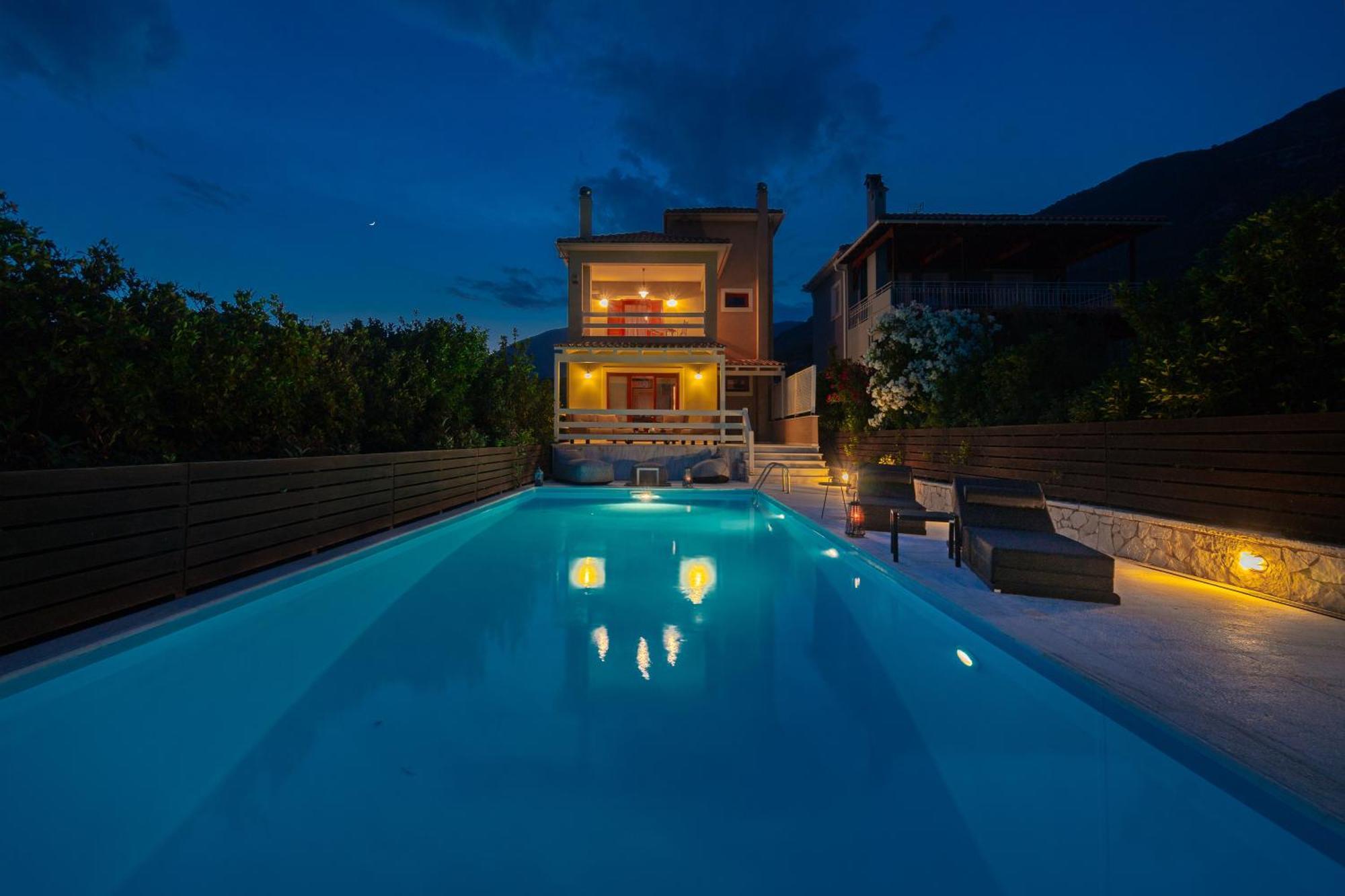 Sun Villa Glyfada Glifáda Fokídasz Kültér fotó