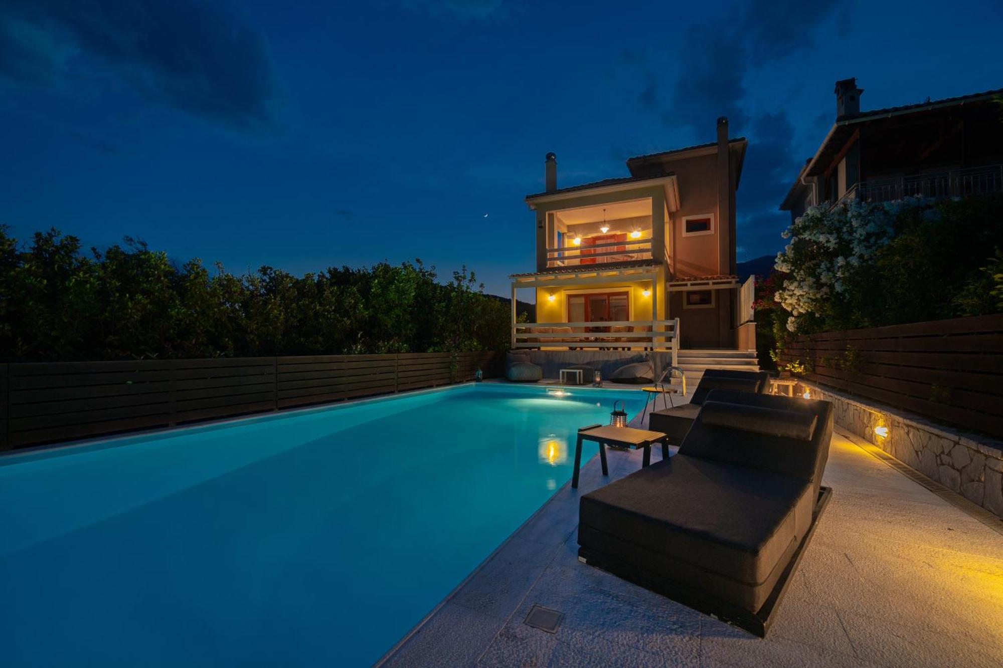 Sun Villa Glyfada Glifáda Fokídasz Kültér fotó